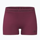 Pantaloni scurți de antrenament pentru femei Under Armour HeatGear Shorty claret/ox blood