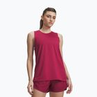 Tricou de antrenament pentru femei Under Armour Tech Tank Solid claret/ox blood