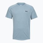 Tricou de antrenament bărbați Under Armour Tech Textured blue wind/black