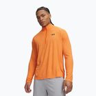 Bluză pentru bărbați Under Armour Tech Textured 1/2 Zip LS outrageous orange/black