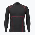 Longsleeve de antrenament pentru bărbați Under Armour Coldgear Elite Comp Mock ultimate black/red/reflective