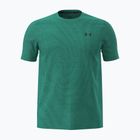 Tricou de antrenament bărbați Under Armour Vanish Seamless Novelty SS Geode Green/Ultimate Black