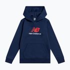Bluză pentru copii New Balance BB Stacked Logo Hoodie nb navy