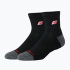 Șosete New Balance Active Premium Crew Quarter 2 pairs black