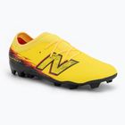 Ghete de fotbal pentru copii New Balance Furon Team V8 FG punch yellow/black 100/fire cracker