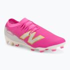 Ghete de fotbal New Balance Furon Team V8 FG pink heat/sea salt/gold metallic