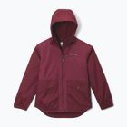 Geacă de ploaie pentru copii Columbia Rainy Trails II Fleece rich wine