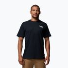 Tricou de trekking pentru bărbați Columbia Explorers Canyon Back black/peaks and waves