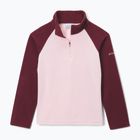 Bluză fleece pentru femei Columbia Glacial Fleece satin pink/rich wine