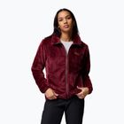 Bluză pentru femei Columbia Fire Side II Sherpa Full Zip rich wine