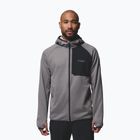Bluză pentru bărbați Columbia Triple Canyon Grid Fleece Hooded Full Zip II city grey/black