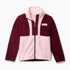 Bluză pentru bărbați Columbia Back Bowl II Full Zip rich wine/satin pink