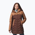 Palton cu puf pentru femei Columbia Mountain Croo III Mid Down tobacco/camel brown