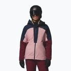 Geacă de schi pentru femei Columbia Liftline eraser pink/collegiate navy/rich wine