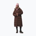 Palton fleece pentru femei Columbia Amaze Puff Long Hooded tobacco