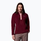 Bluză damă Columbia Benton Springs 1/2 Snap rich wine/eraser pink