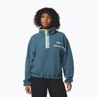 Bluză fleece pentru femei Columbia Helvetia II Cropped Half Snap Fleece everblue/crushed blue/citron haze