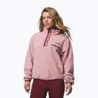 Bluză fleece pentru femei Columbia Helvetia II Cropped Half Snap Fleece eraser pink/fig/rich wine