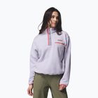 Bluză fleece pentru femei Columbia Helvetia II Cropped Half Snap Fleece lavender pearl/shale purple/zing