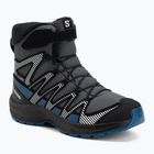 Încălțăminte de drumeție pentru copii Salomon XA Pro V8 Winter Waterproof turbulence / black / dark blue