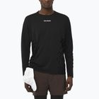 Longsleeve de alergare pentru bărbați Salomon Sense Aero GFX deep black