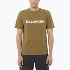 Tricou pentru bărbați Salomon Logo brilliant olive