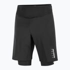 Pantaloni scurți de alergare pentru bărbați Salomon S/Lab Ultra 2IN1 deep black