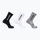Șosete Salomon Everyday Lite Crew 3 pack black/white/frost gray