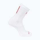 Șosete Salomon S/Lab Phantasm Crew 3 white/fiery red