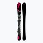 Schiuri de coborâre pentru copii + legături Salomon QST Jr Black XS + C5 GW black/neon punch