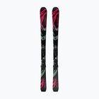 Schiuri de coborâre pentru copii + legături Salomon QST Jr Black S + C5 GW black/neon punch