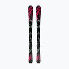 Schiuri de coborâre pentru copii + legături Salomon QST Jr Black M + C5 GW black/neon punch