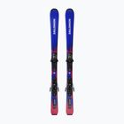 Schiuri de coborâre pentru copii + legături Salomon Equipe Jr S + C5 GW race blue/equipe red