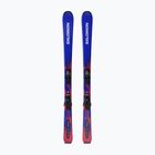 Schiuri de coborâre pentru copii + legături Salomon Equipe Jr M + C5 GW race blue/equipe red