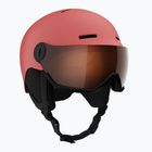 Cască de schi pentru copii Salomon Orka Visor Jr S2 sun kissed coral