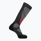 Șosete de schi Salomon S/Pro Anthracite/Medium Grey/Fiery Red
