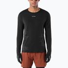 Longsleeve de alergare pentru bărbați Salomon Sense Aero GFX Tee LS deep black/black beauty