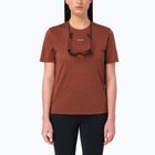Tricou de alergare pentru femei Salomon Shakeout Core SS Tee burnt umber
