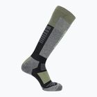 Șosete de schi Salomon S/Blaze black/oil green