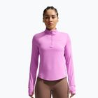 Bluză pentru femei de alergare Nike Swift Dri-FIT UV 1/4-Zip light magenta