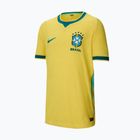 Tricou de fotbal pentru copii Nike Brazil 2026/27 Match Home canary/light mint/geode teal