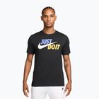 Tricou pentru bărbați Nike Sportswear JDI black/sapphire/sail/saffron quartz