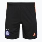 Pantaloni scurți de fotbal pentru bărbați Nike Inter Milan Stadium SE black/safety orange