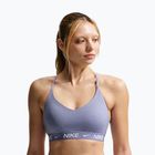 Sutien de antrenament Nike Dri-Fit Indy Light Support iron purple/iron purple/white