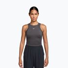 Tricou pentru femei Nike One Fitted Dri-Fit Cropped Tank thunder grey/white