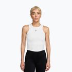 Tricou pentru femei Nike One Fitted Dri-Fit Cropped Tank Thunder White/Black