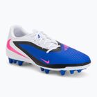 Ghete de fotbal pentru bărbați Nike Phantom 6 Low Academy AG racer blue/white/pink blast