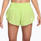 Pantaloni scurți de alergare pentru femei Nike Tempo Swoosh Dri-Fit Mid-Rise Brief-Lined light lemon twist/white