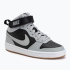 Încălțăminte pentru copii Nike Court Borough Mid 2 black/white/gum medium brown/light smoke grey