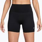Șorturi damă Nike One High-Waisted Biker 5" black/white